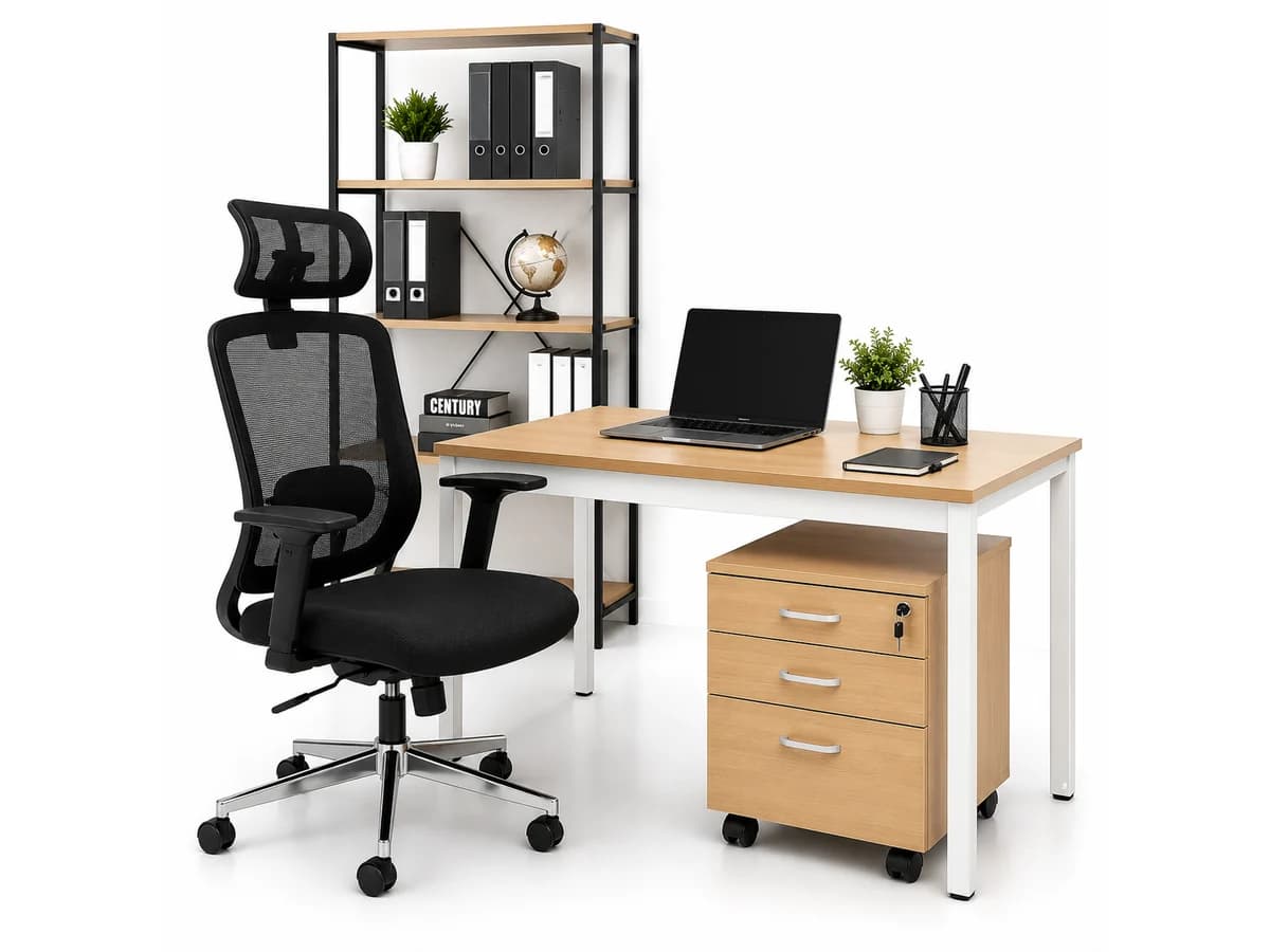 Office Workstation Desk Set