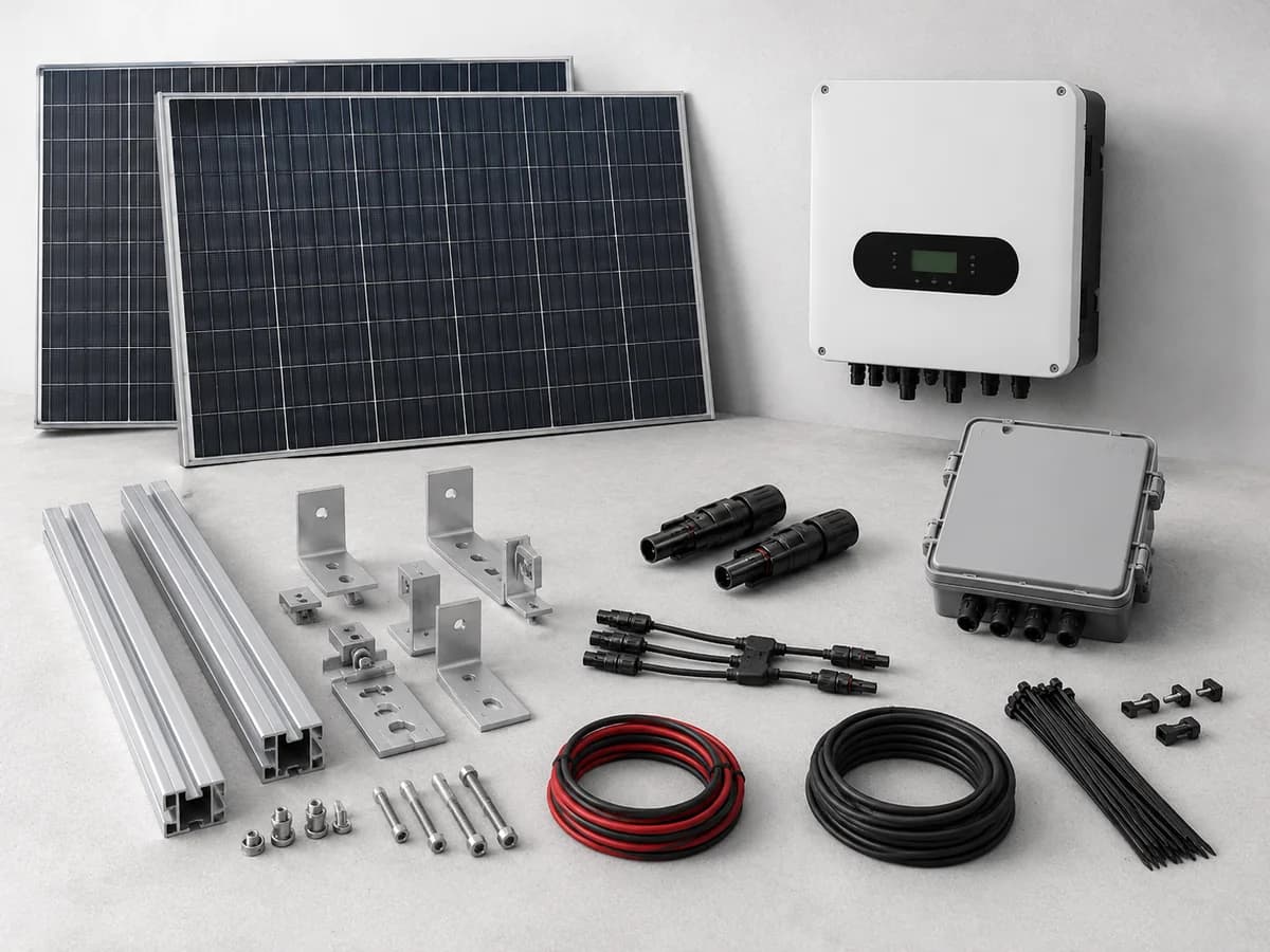 Solar Rooftop BOS Component Pack